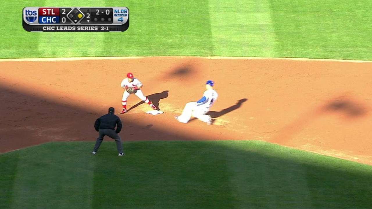 Peralta's sliding stop