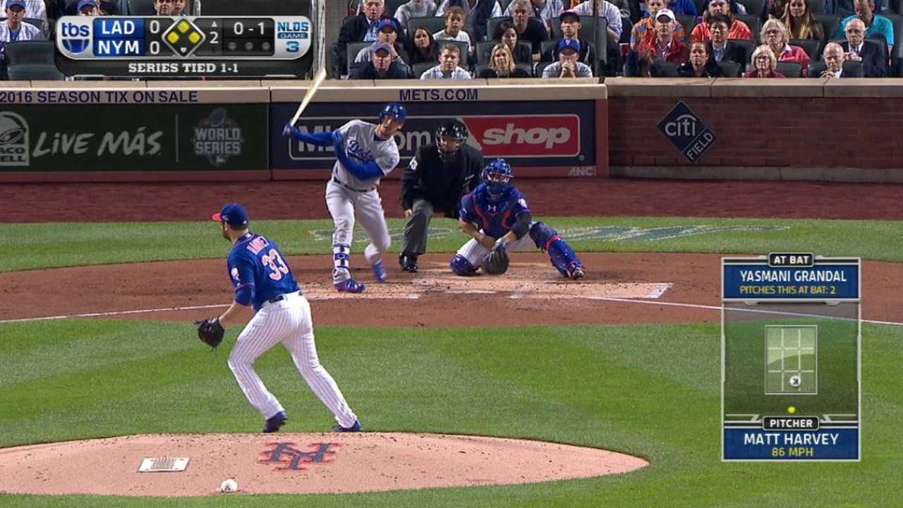 Grandal's first postseason hit