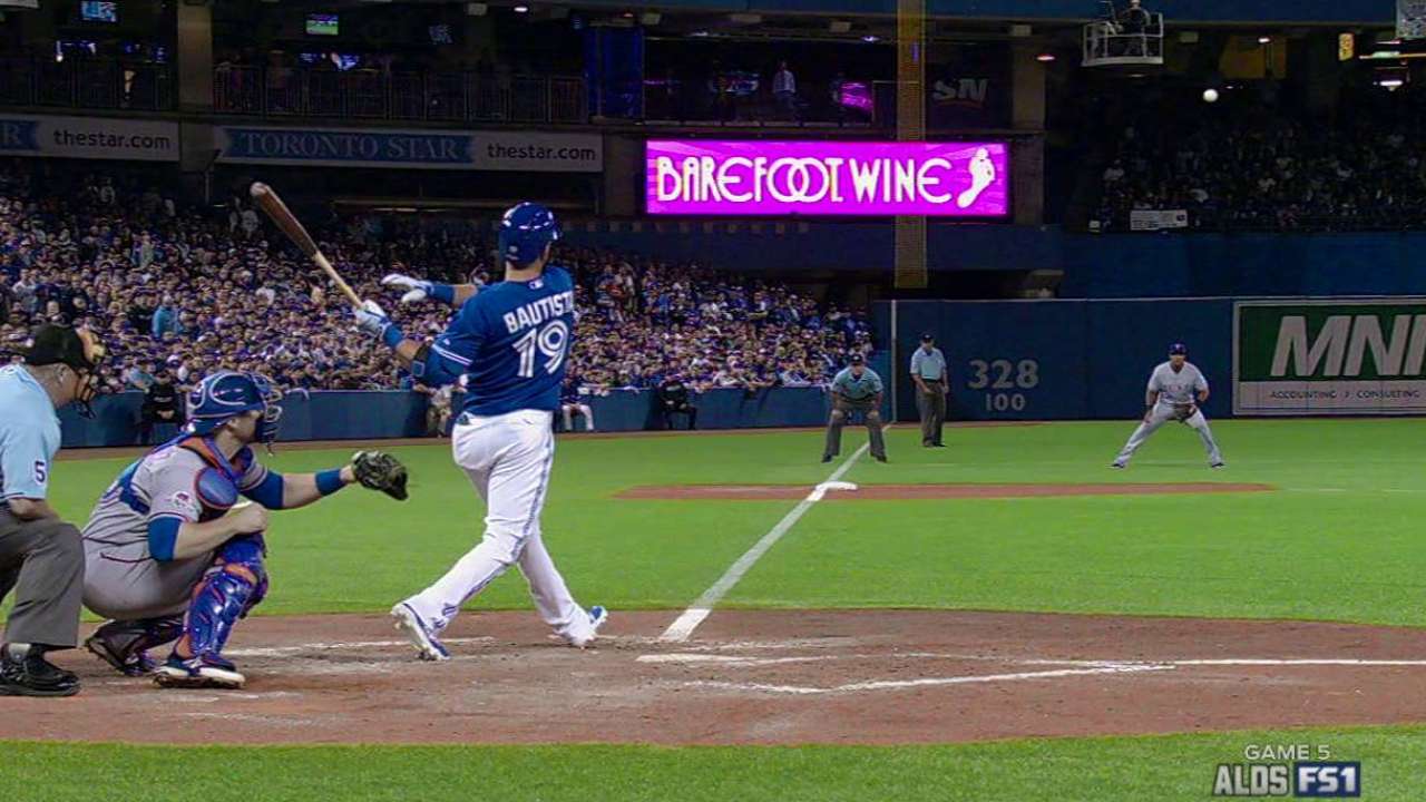 Bautista's RBI double