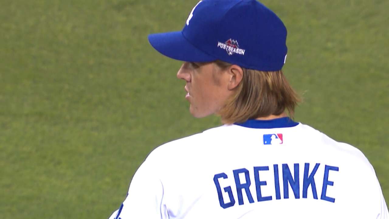 Greinke on Game 5 NLDS start