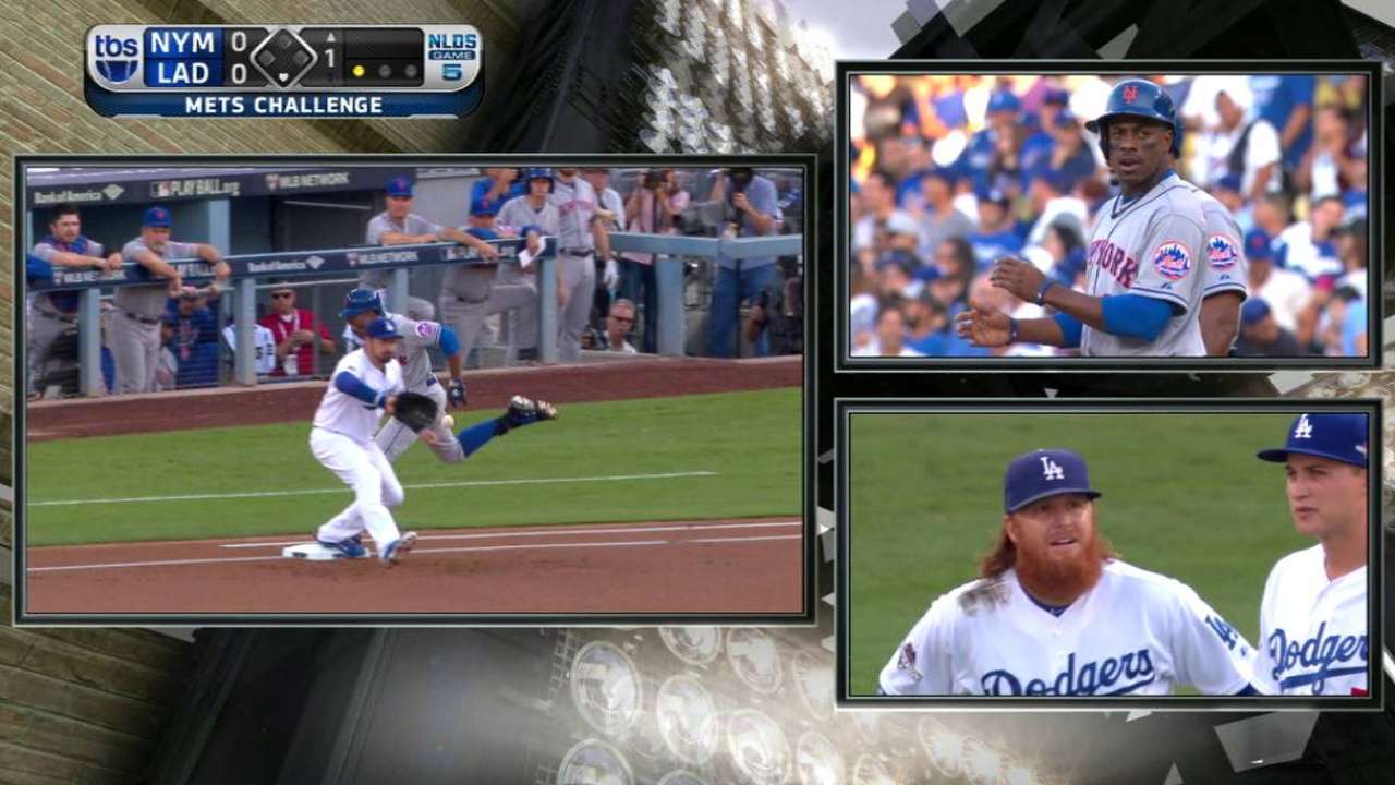 Granderson safe after challenge