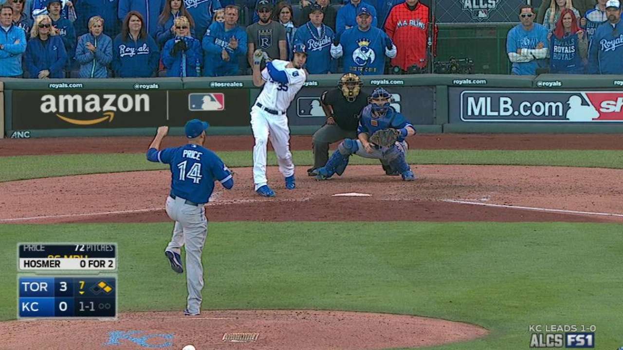Hosmer's RBI single