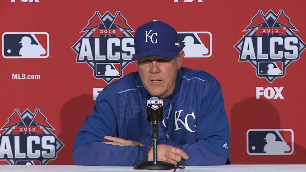 Oct. 18 Ned Yost workout day interview