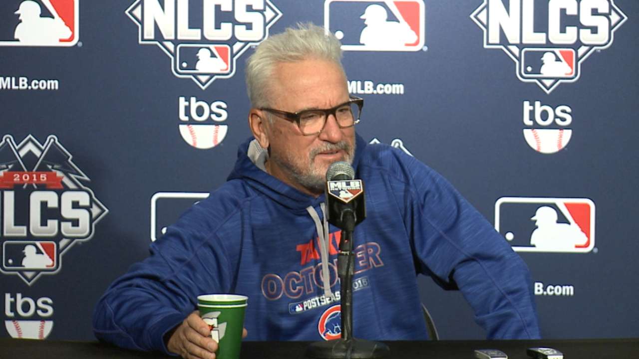 Maddon on bouncing back, weather