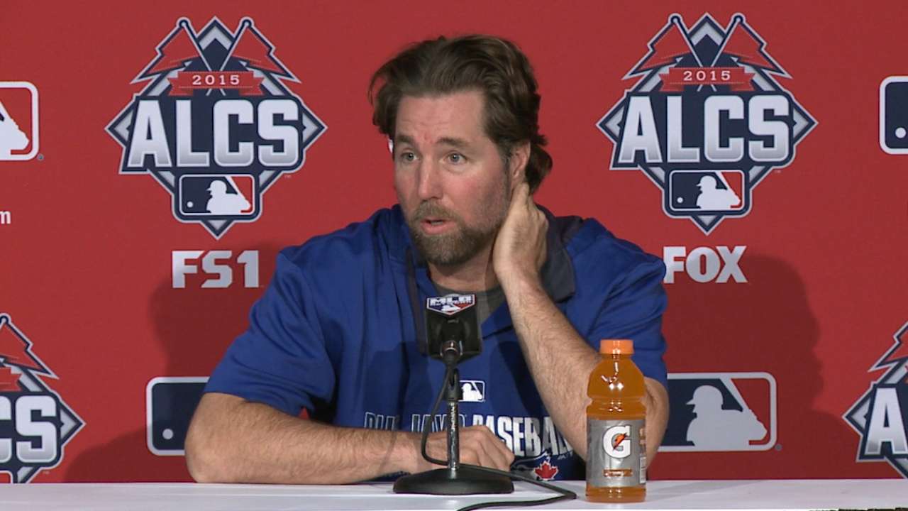 Oct. 19 R.A. Dickey pregame interview