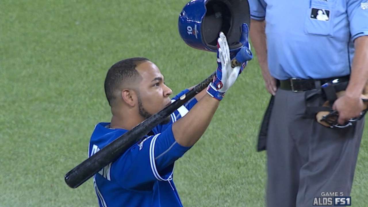 Blue Jays awarded for epic ALDS inning