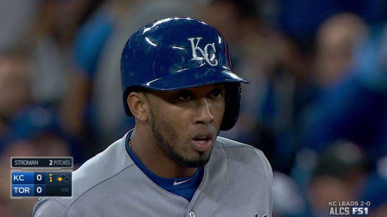 Escobar's leadoff triple