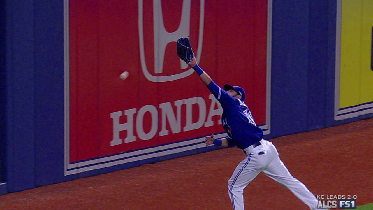 Zobrist's double over Bautista