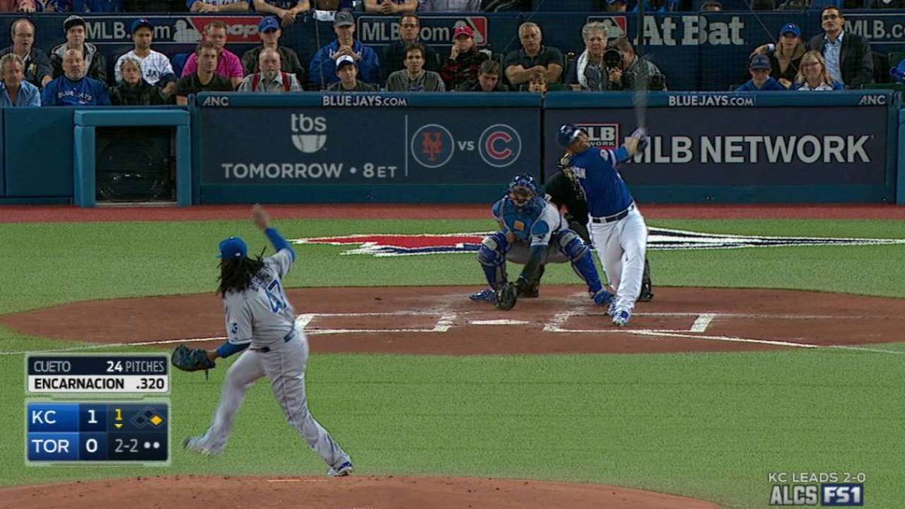 Cueto fans Encarnacion