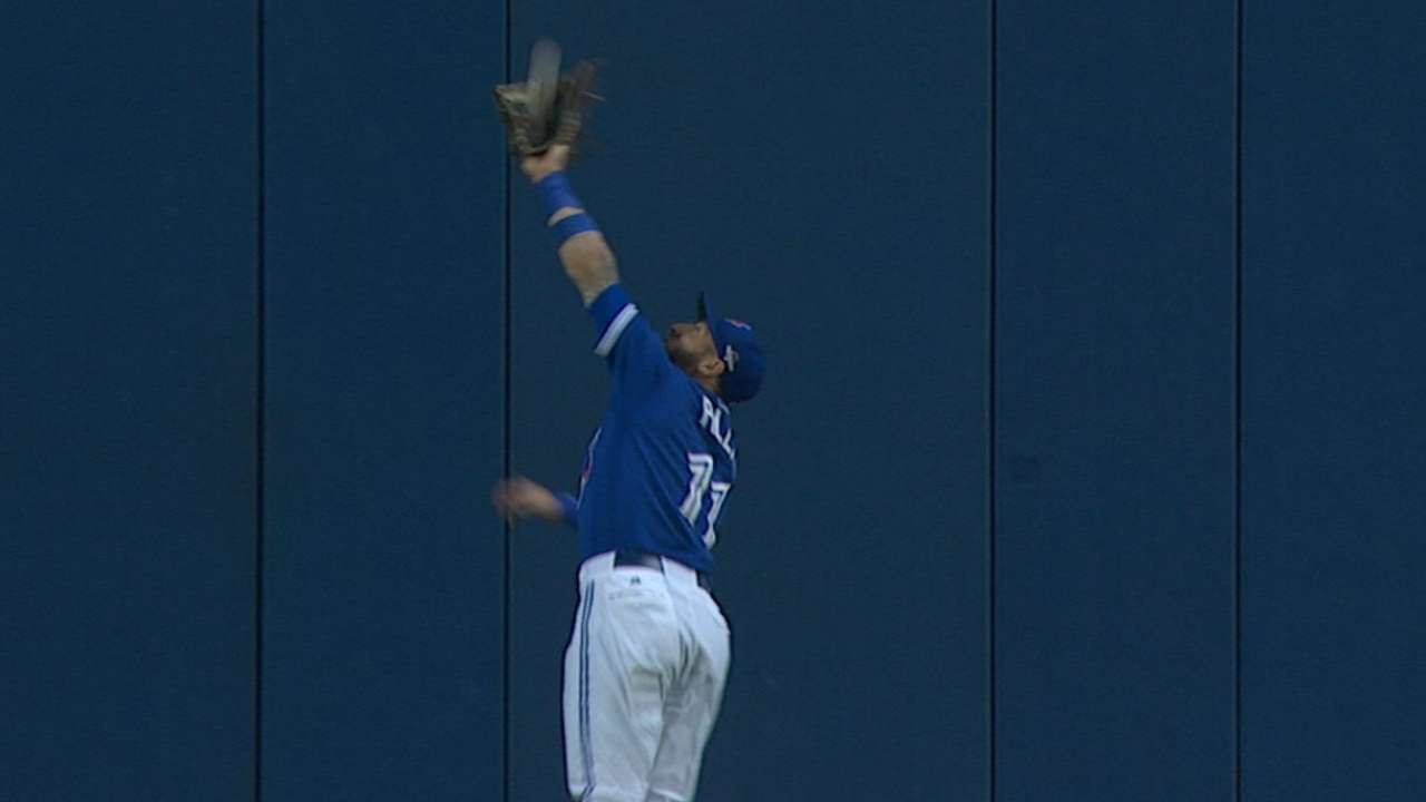 Pillar's wall-crashing catch