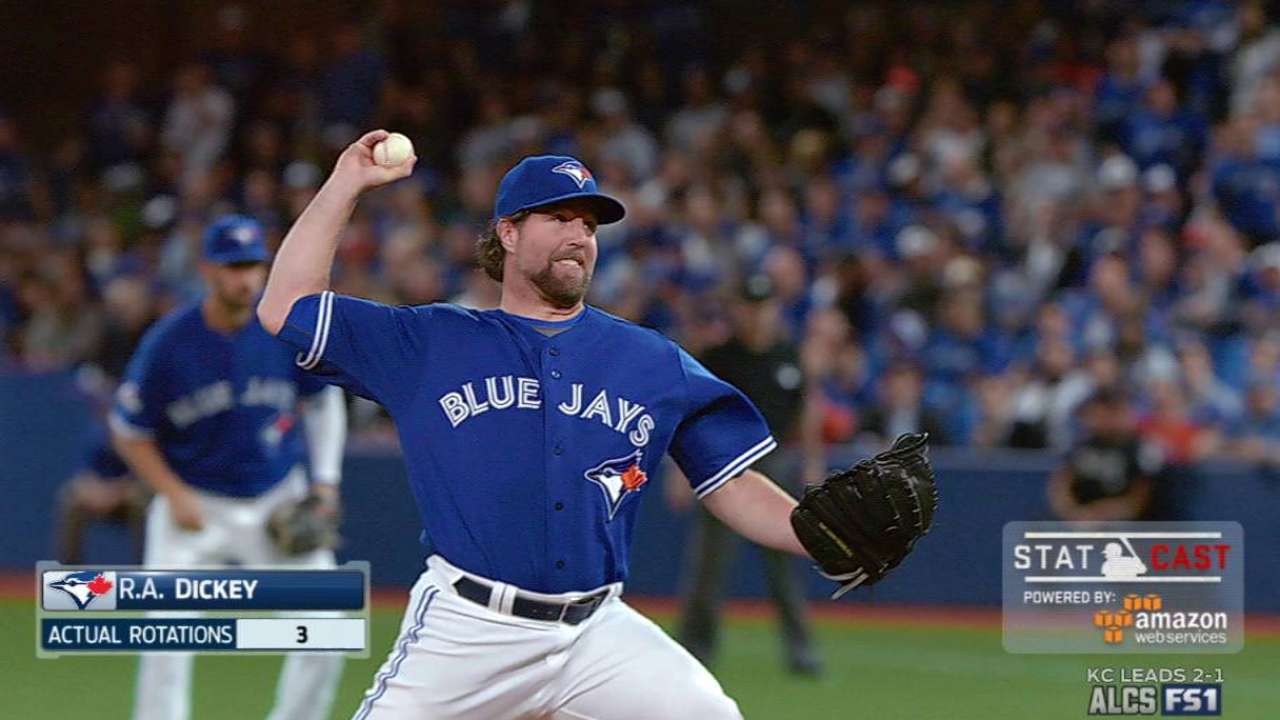 Broadcast on pitch spins