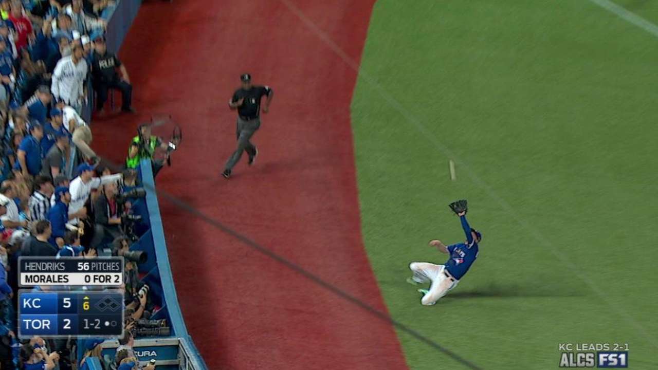 Donaldson's sliding catch