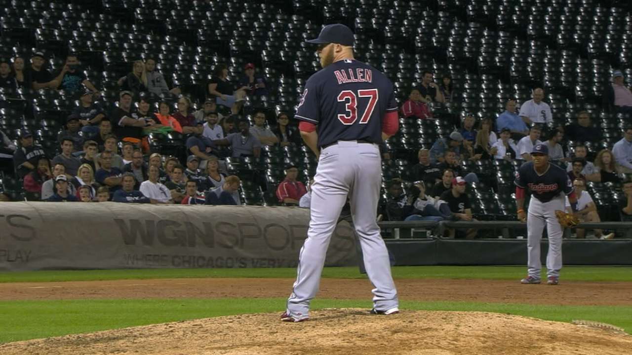 Allen in mix for top AL Reliever Award