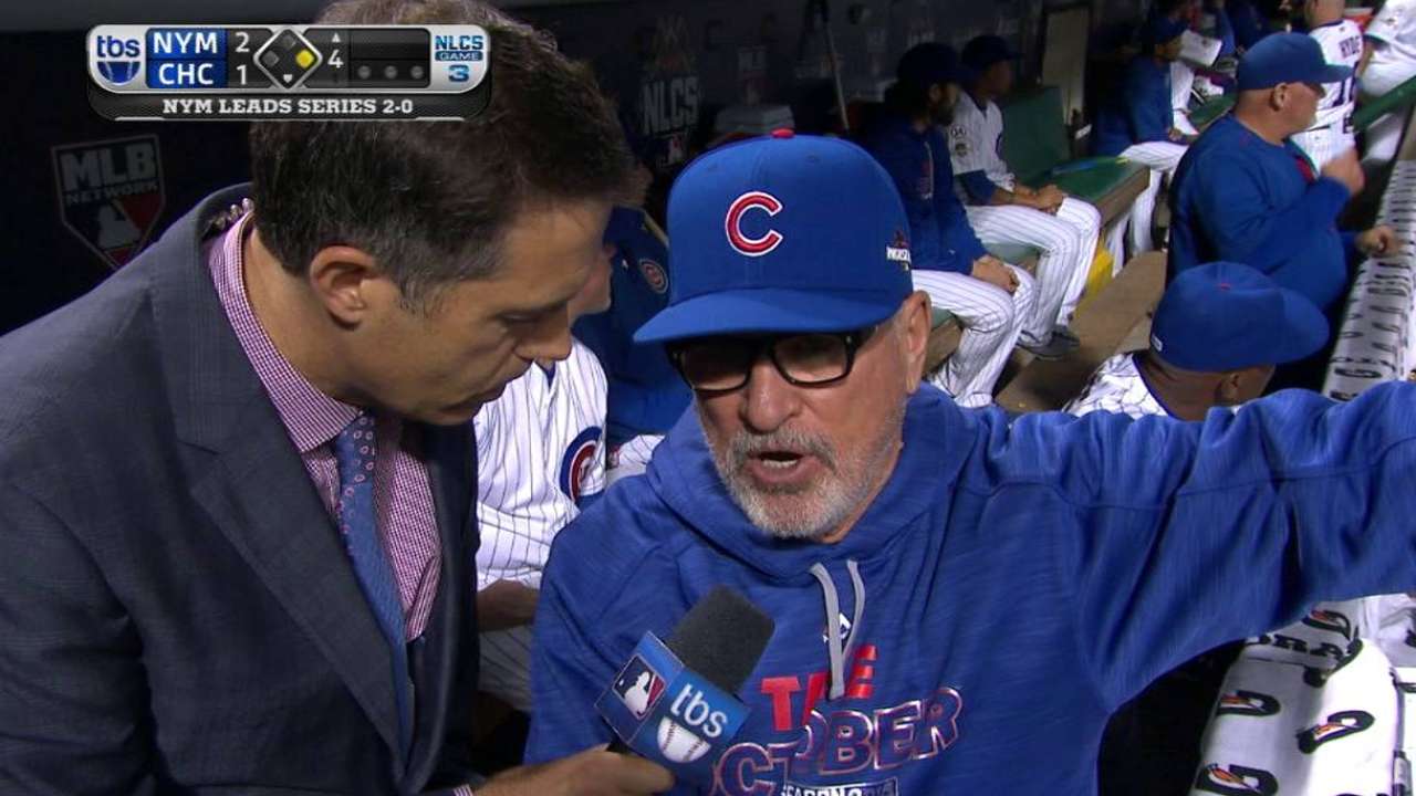 Maddon on Hendricks, Schwarber