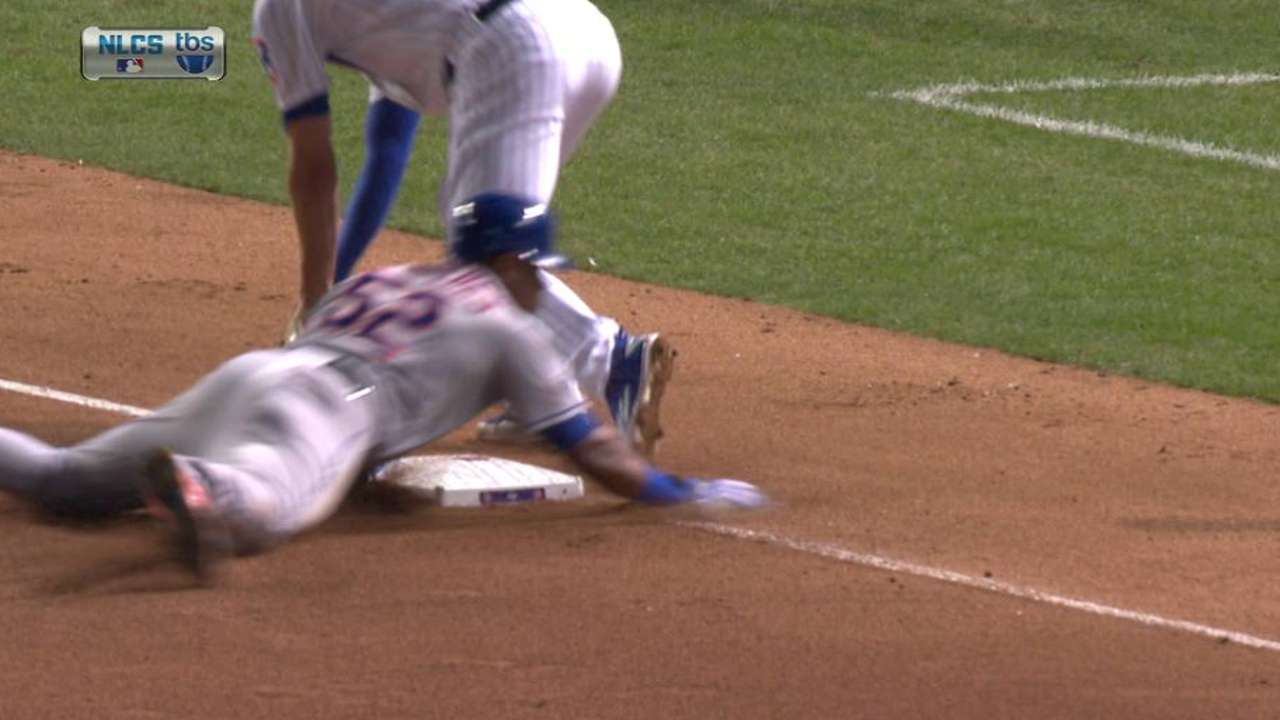 Cespedes steals third