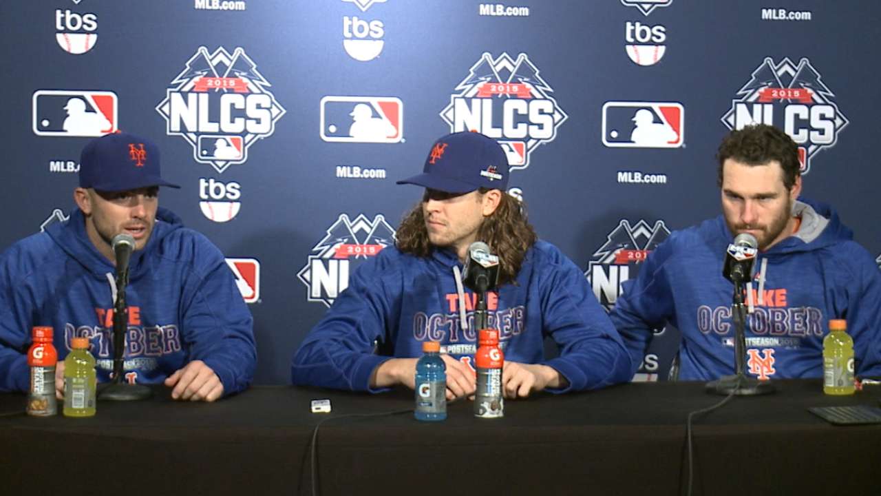 Oct. 20 David Wright, Jacob deGrom, Daniel Murphy postgame interview