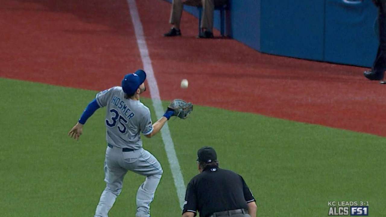 Hosmer's over-the-shoulder grab