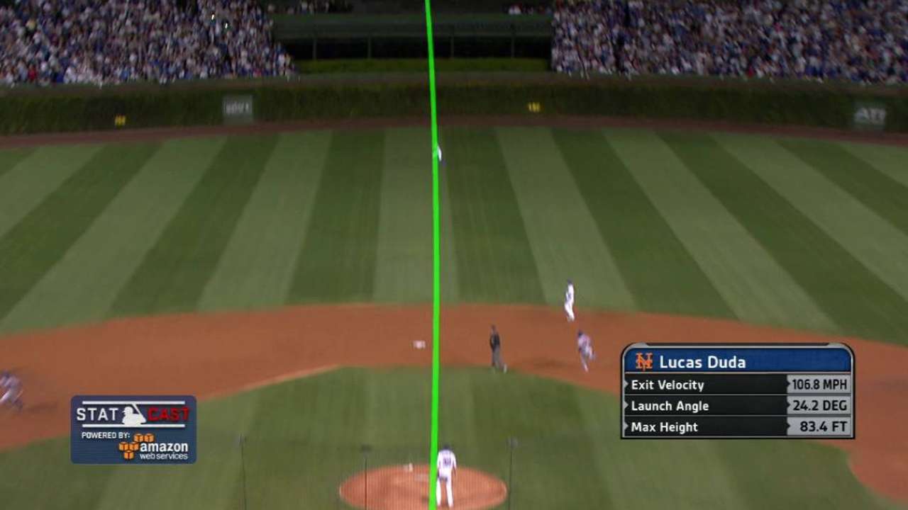 Duda ties Mets playoff RBI mark in just 2 innings