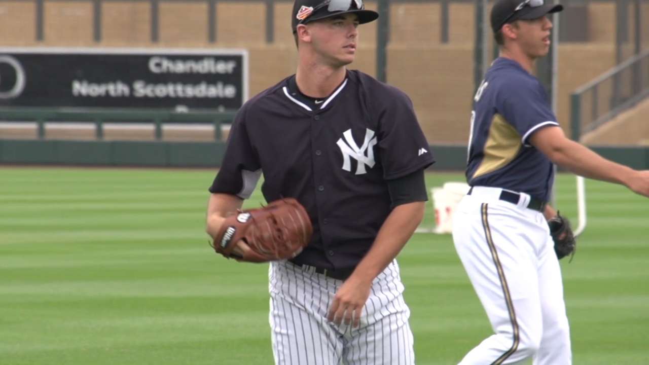 Yankees in AFL: Clarkin makes up for lost time