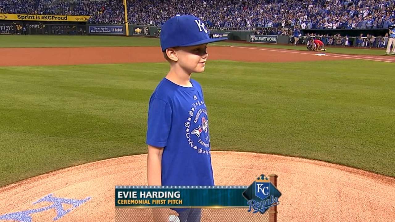 'Cool' assignment for young girl to throw first pitch