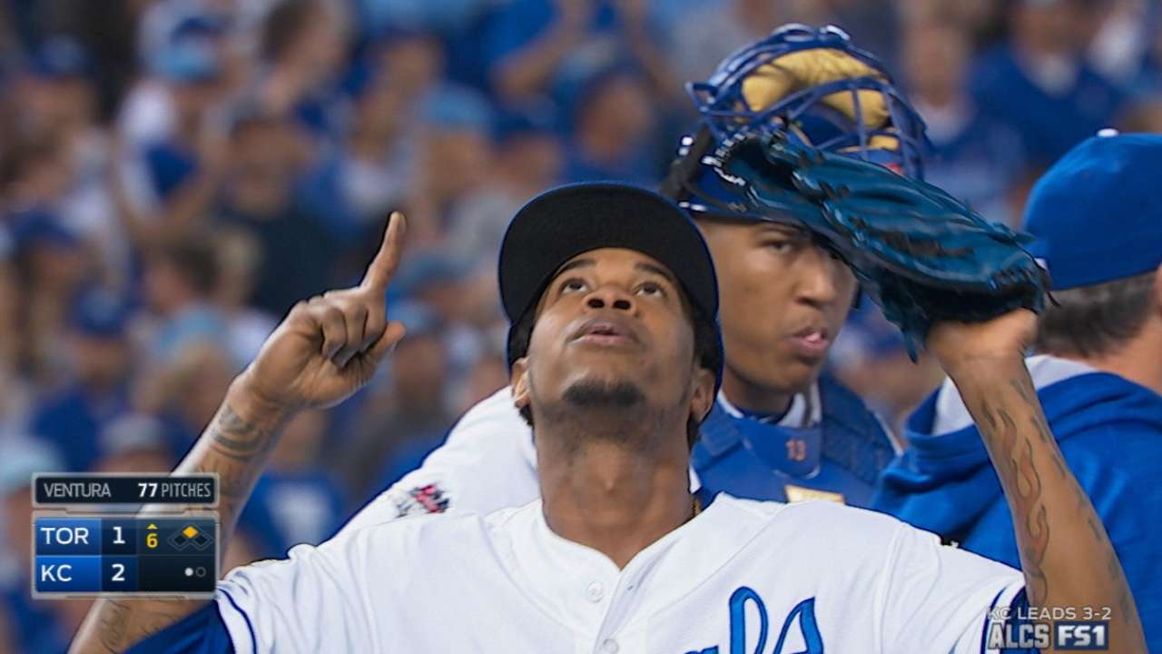 Ventura holds potent Jays bats in check