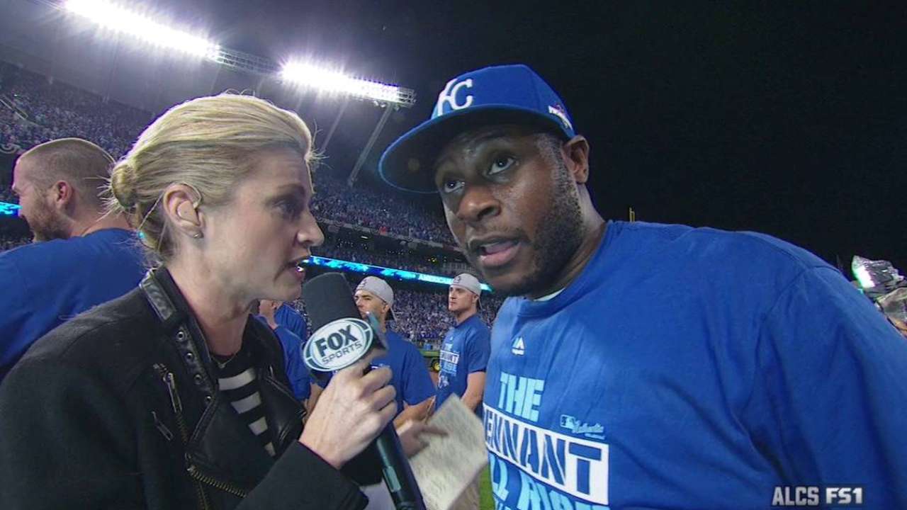 Cain on Royals winning ALCS