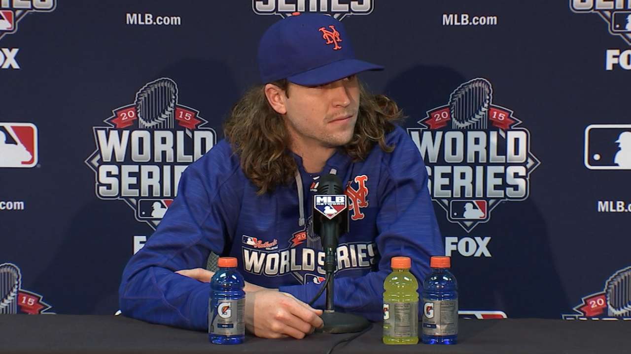deGrom on preparing for Game 2