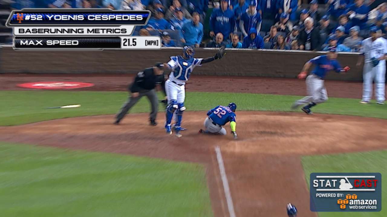 Statcast: Cespedes' great speed