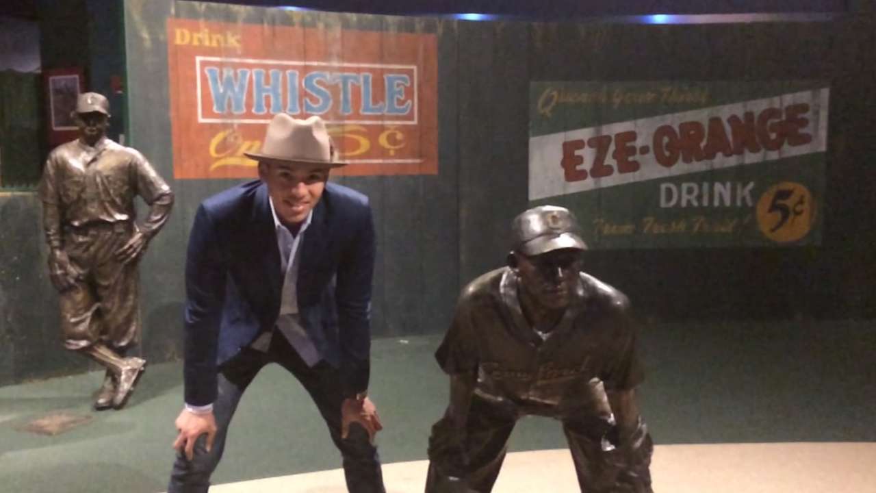Correa walks through history
