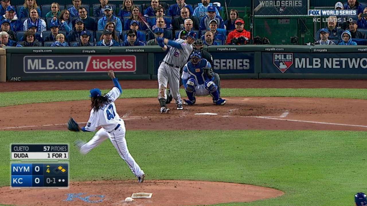Mets fueron maniatados en K.C. y ahora están abajo 0-2 en la S.M.