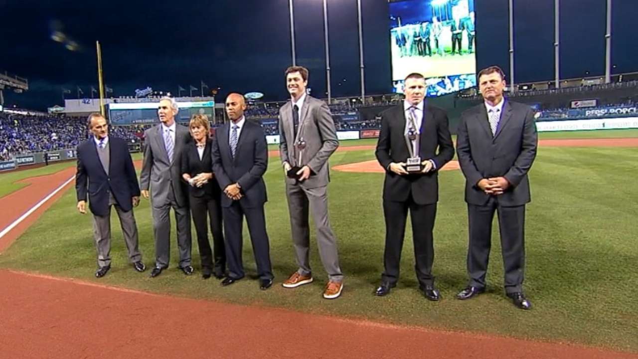 Miller, Melancon honored pregame
