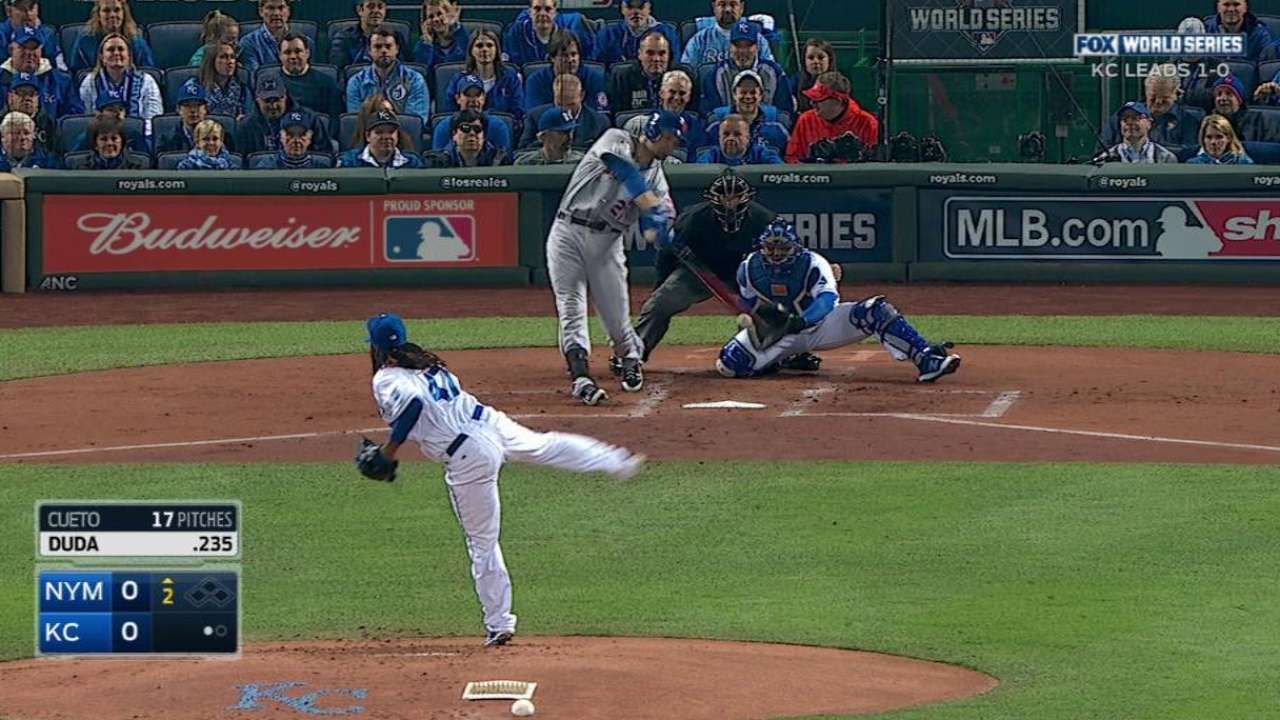 Duda's infield single