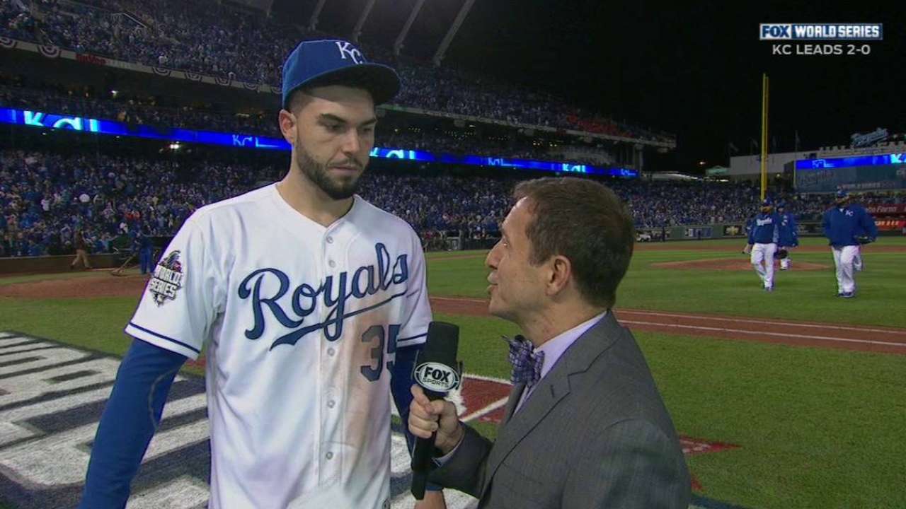 Hosmer on two RBIs, Game 2 win