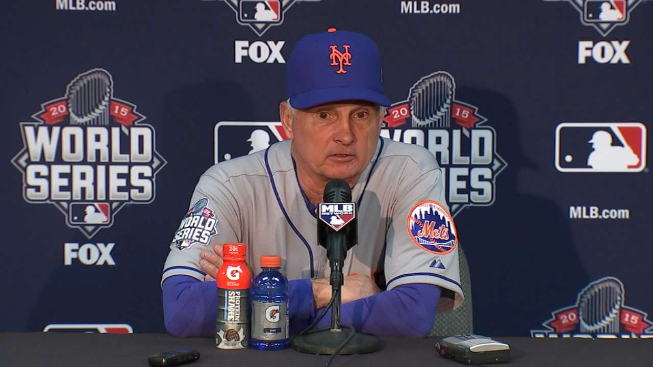 Collins on Mets' Game 2 loss