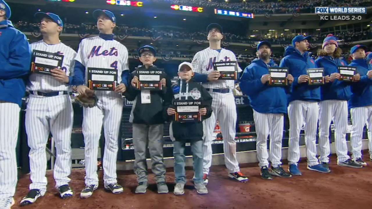 MLB, SU2C bring pediatric cancer to spotlight