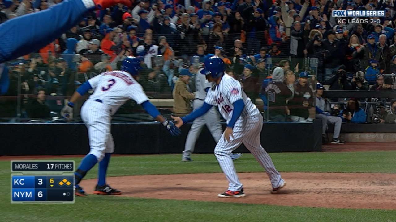 Mets score four in the 6th