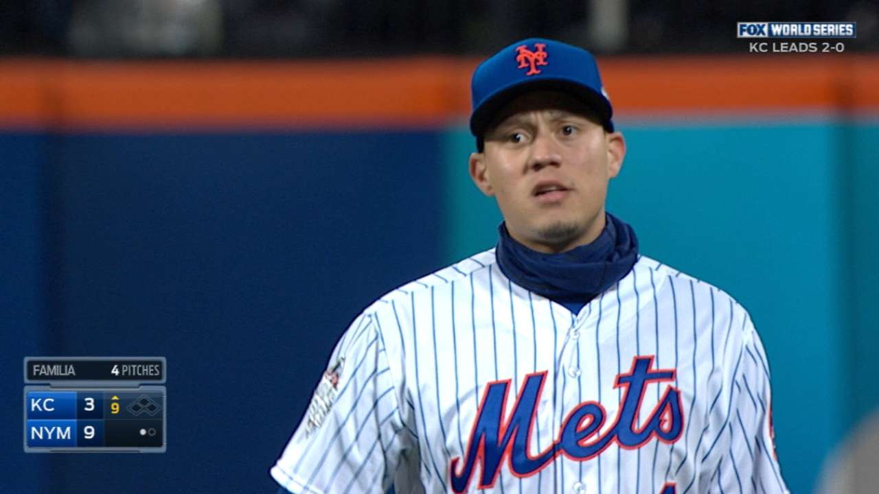 Flores' fine stop, throw in 9th