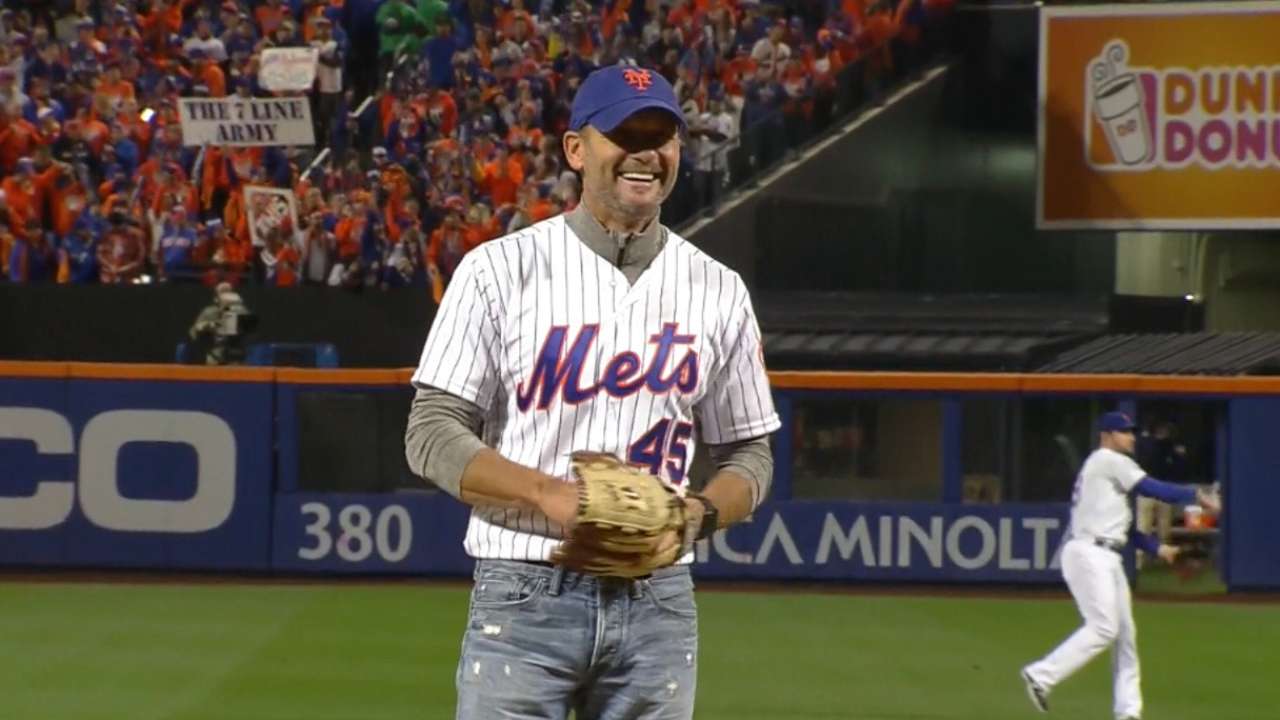 McGraw throws Game 4 ceremonial first pitch