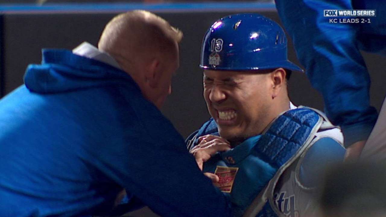 Salvador Pérez fija récord de más innings en lapso de dos años