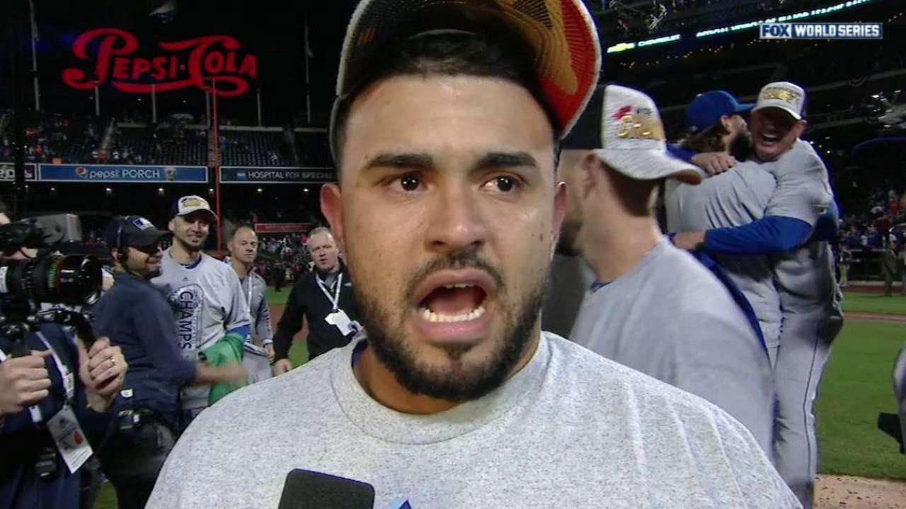 Colon on game-winning hit