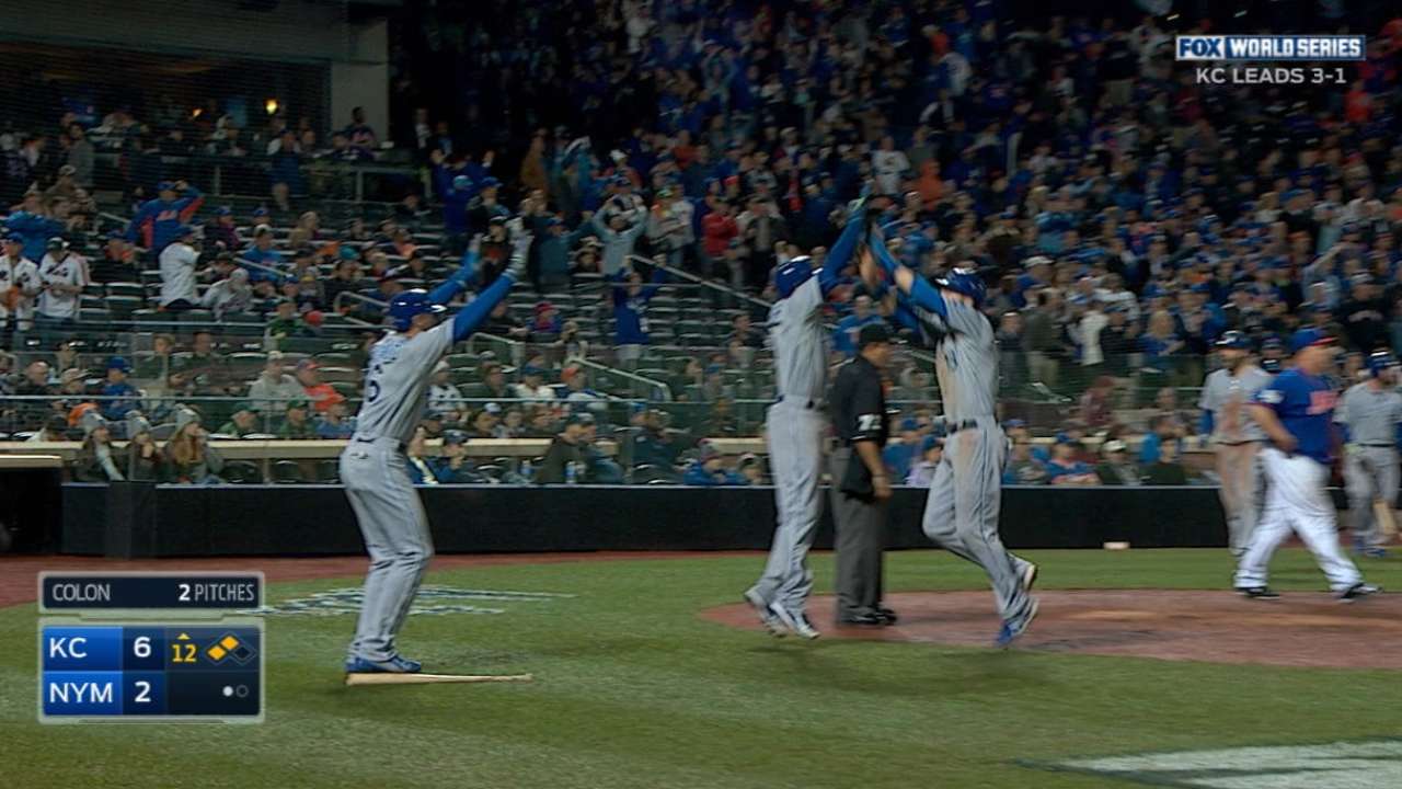 Royals score five in the 12th