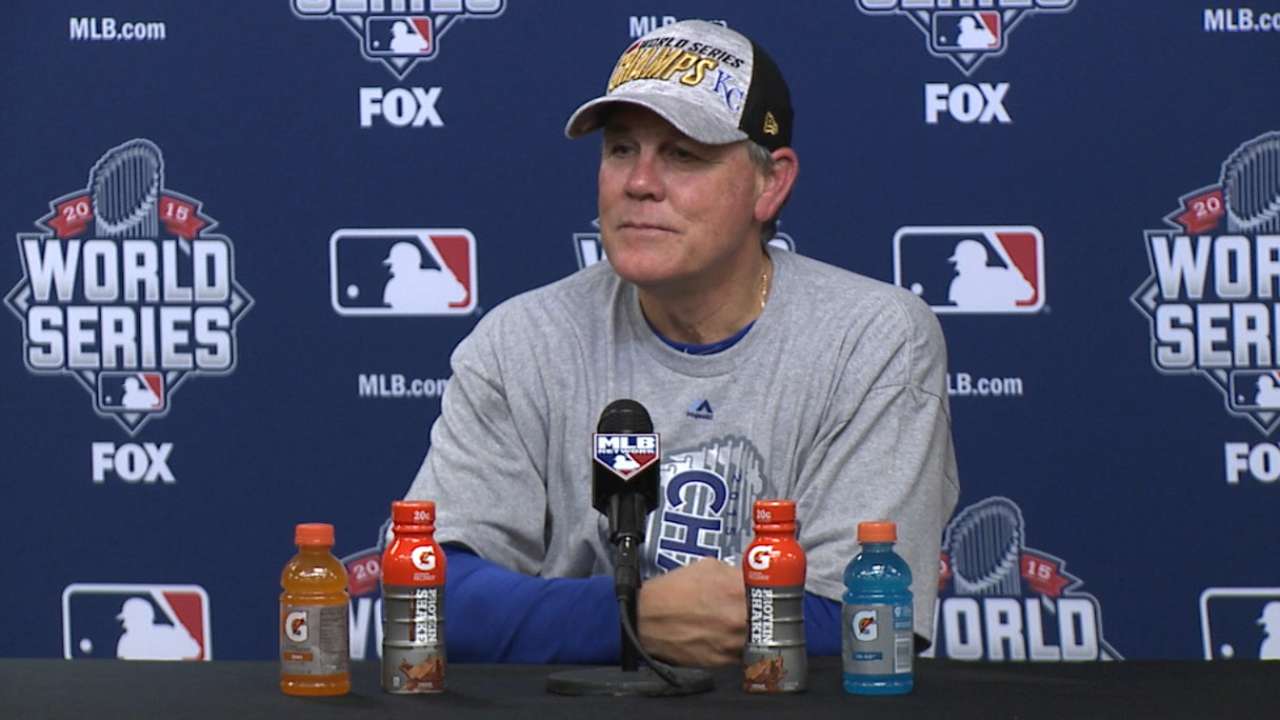 Yost on Royals' World Series win