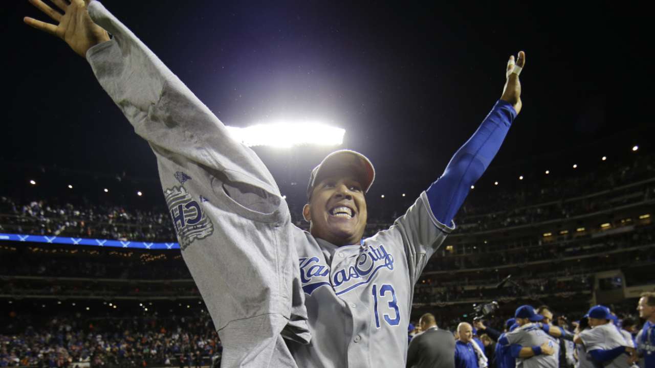 Salvador Pérez nombrado JMV de la Serie Mundial