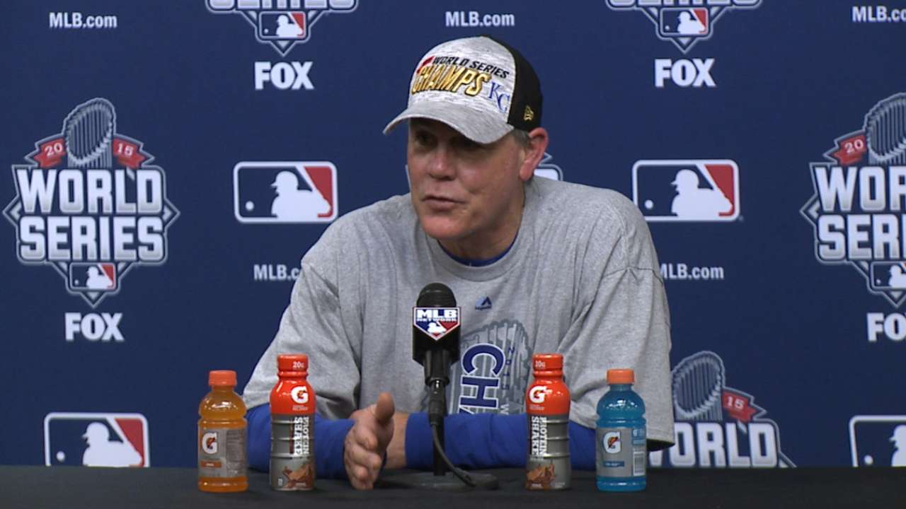 Yost on bringing WS title to KC