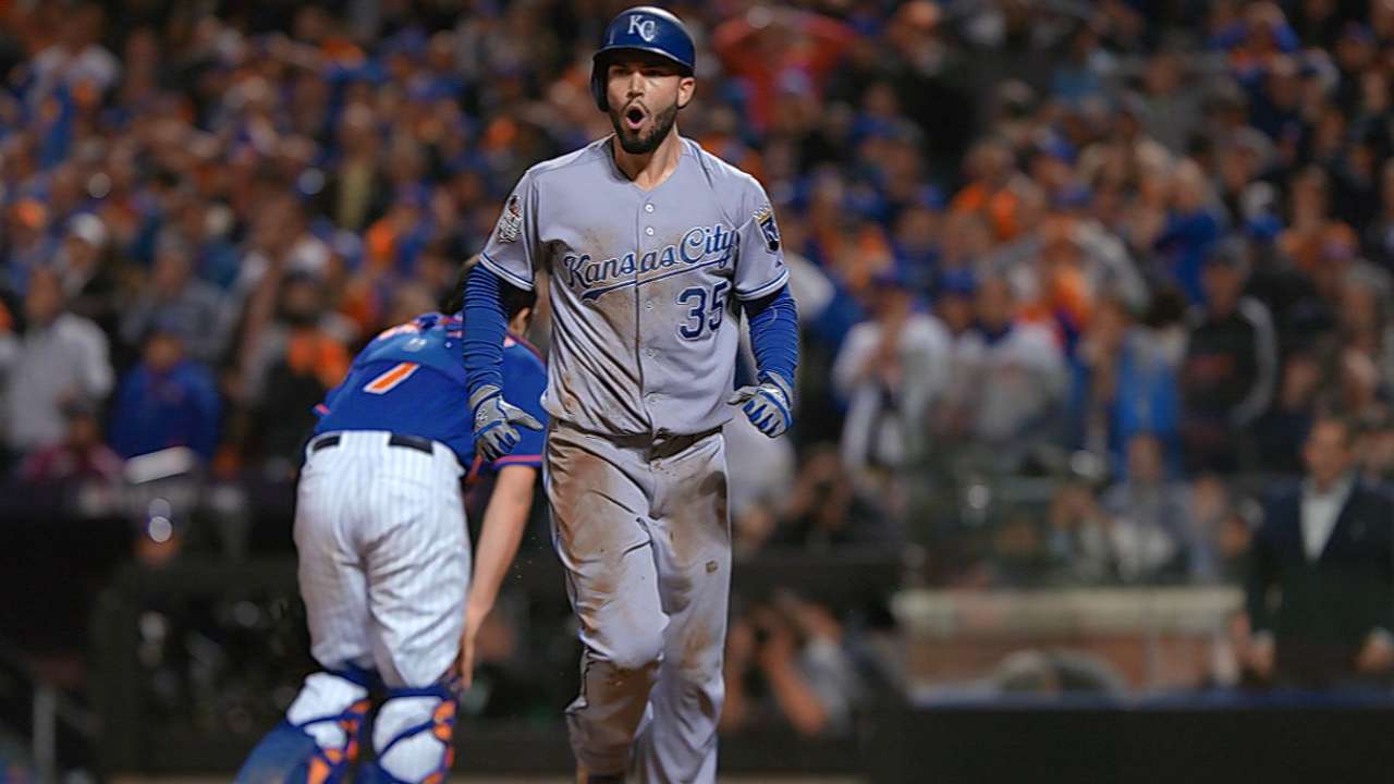 Royals, Mets on 9th inning