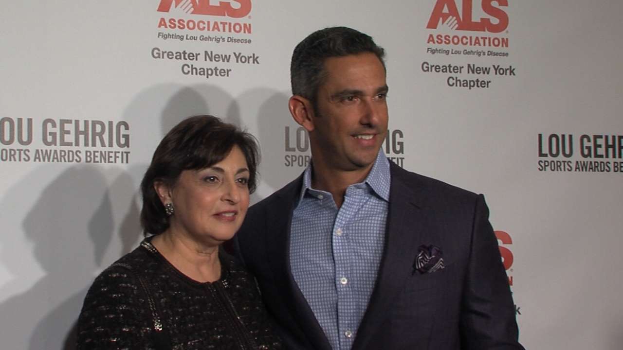 Yankees trio honored at Gehrig benefit dinner