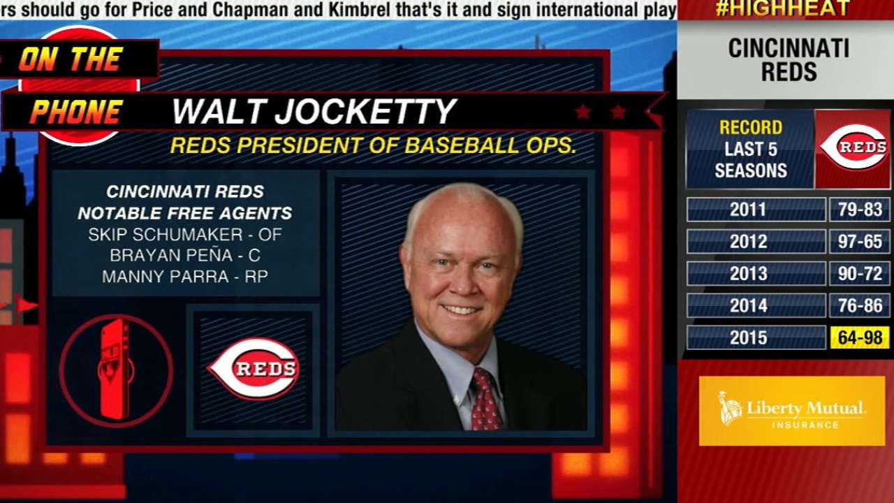 Reds listening as Hot Stove interest warms up