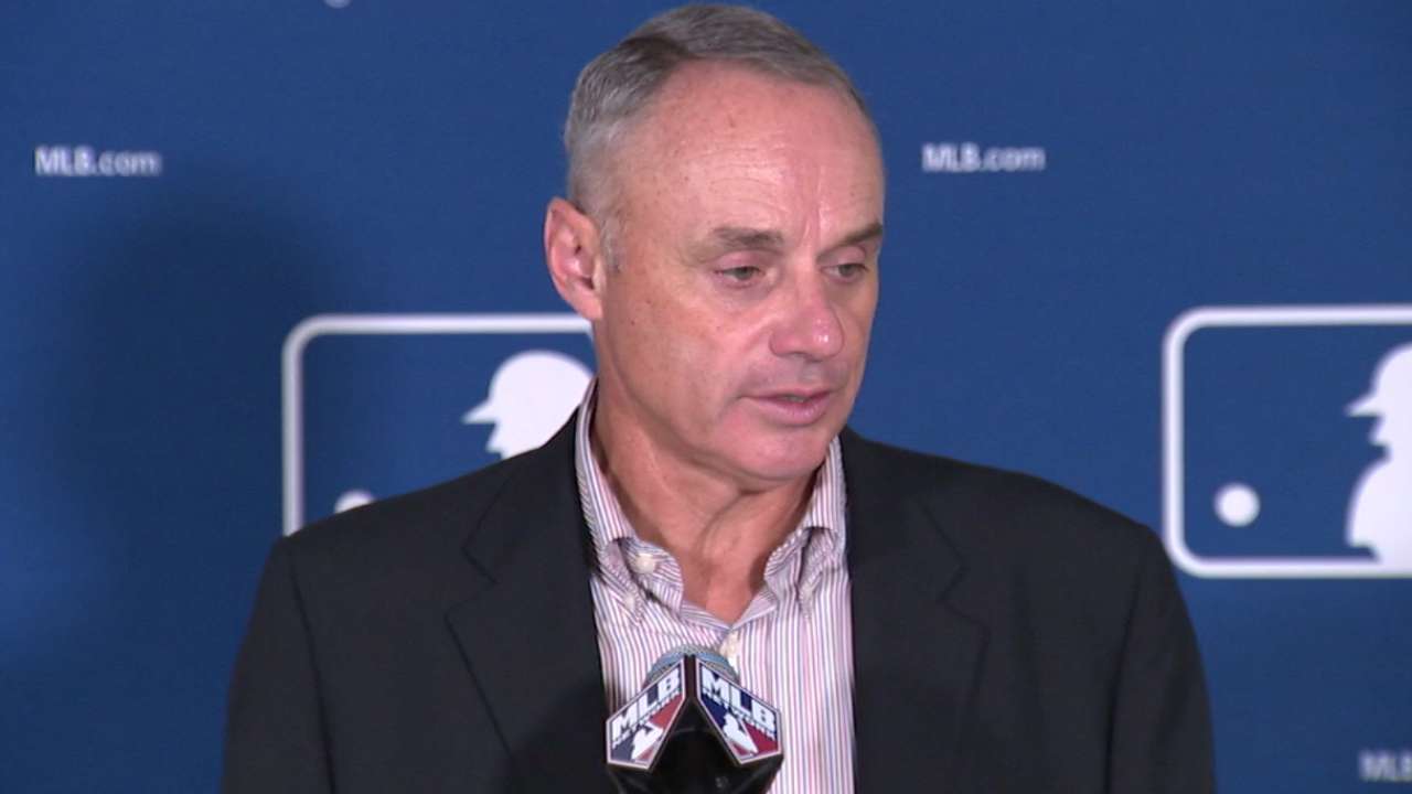Manfred: MLB proactive against violence