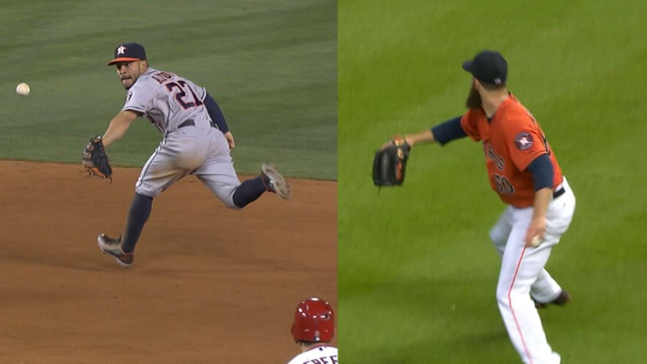 Altuve, Keuchel win Gold Glove Awards