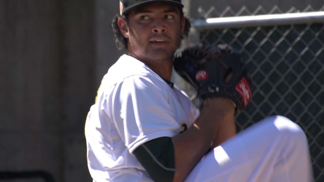 A's Manaea named AFL Pitcher of the Week